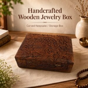 Handcrafted Wooden Jewelry Box